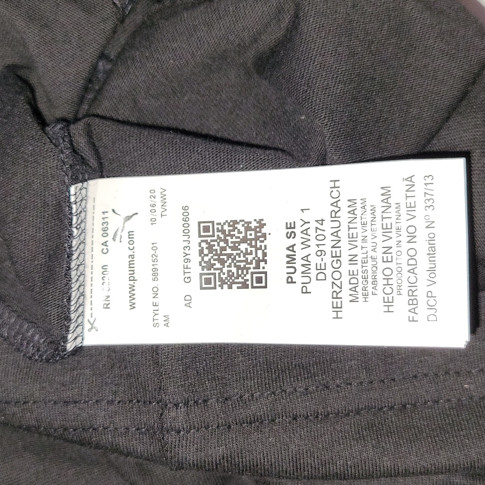 Puma mens short sleeve tshirt black size XL NWT - Picture 6 of 8